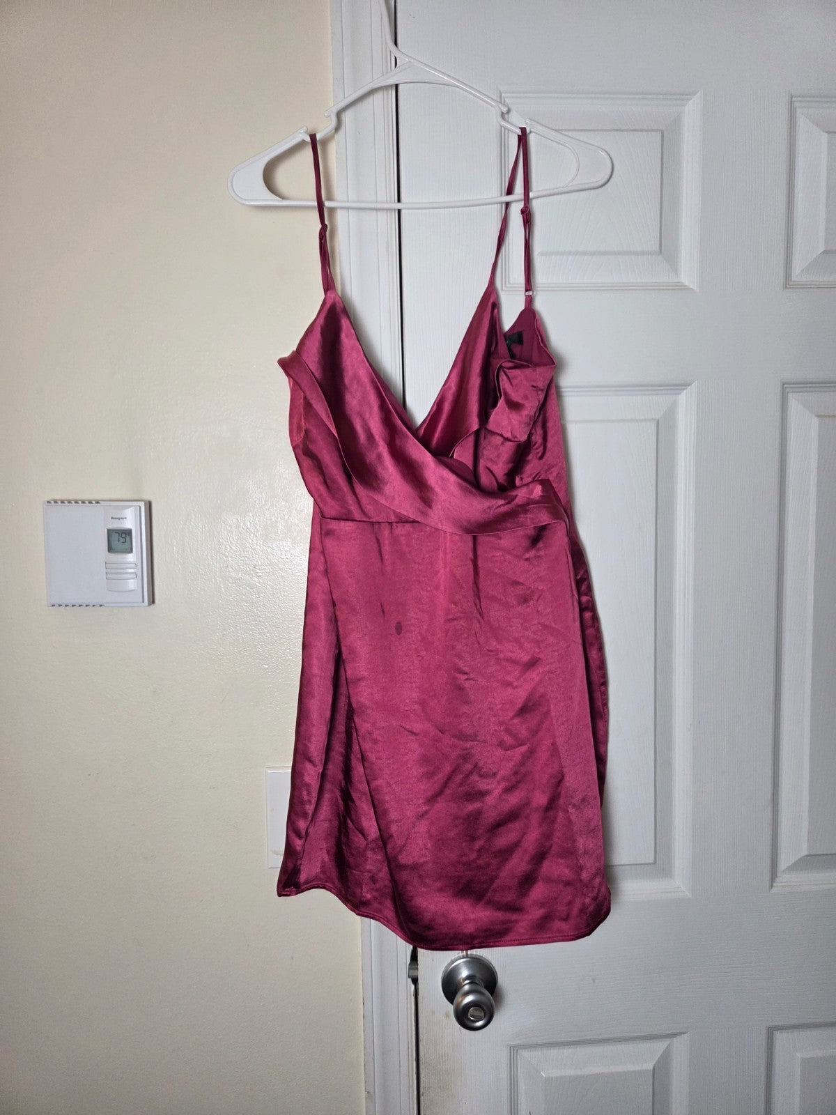 Stay Celebrating Magenta Satin Bodycon Mini Dress Women’s Party Cocktail Dresses