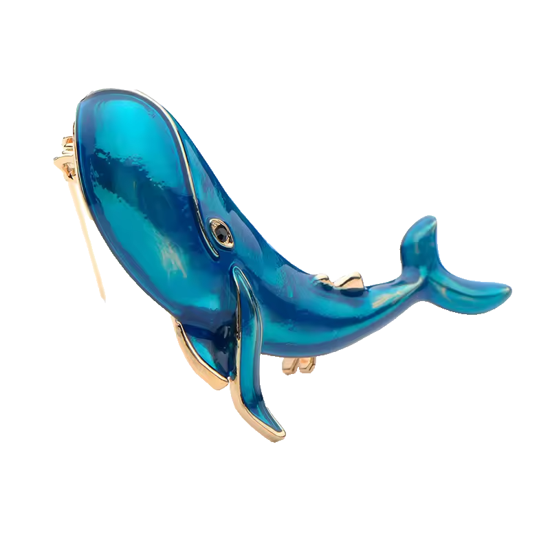 3pcs Vintage Tropical Fish Brooch Set Enamel Rhinestone Nautical Marine Jewelry