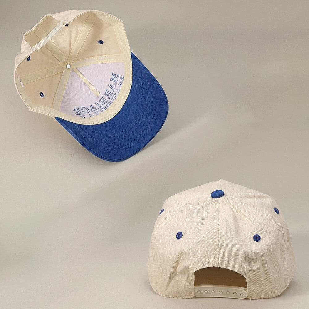 MARRIAGE MATERIAL Embroidered Baseball Cap Adjustable Cotton Hat Unisex