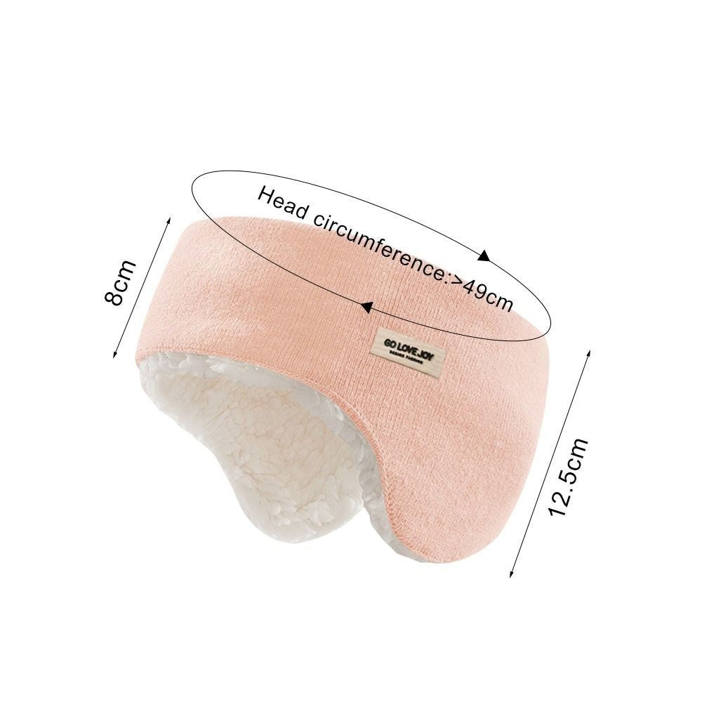 3Pcs Winter Fleece Earmuff Headband Set Thermal Knit Ear Warmer Multi-Color
