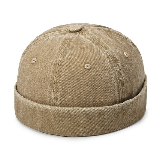 3pcs Multi-Color Docker Cap Set Brimless Retro Sailor Beanie Adjustable Skullcap