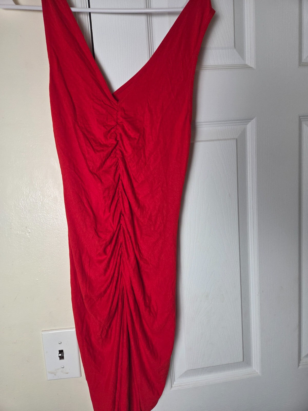 VENUS Women’s Sleeveless Red Dress Size Medium Flowy Summer Casual Midi Dress