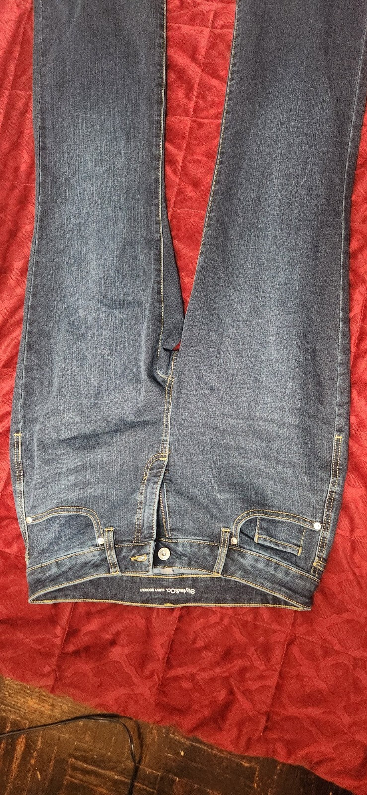NWOT Juniors Curvy Ultra High-Rise Skinny Jeans for Women Size 9 Blue Denim