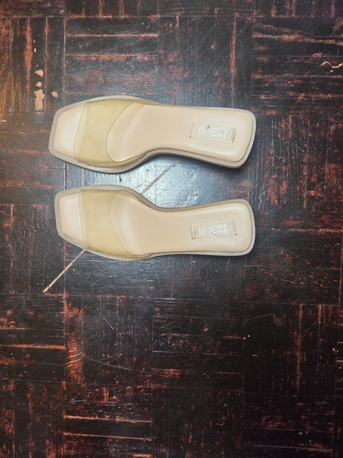 Women's Cayymen Ball Heel Sandals for Ladies Clear Strap  Shoes US  6.5