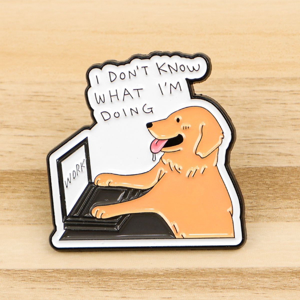 5Pcs Sarcastic Enamel Pin Set Office Work Humor Cat Dog Email Laptop Coworker Gi