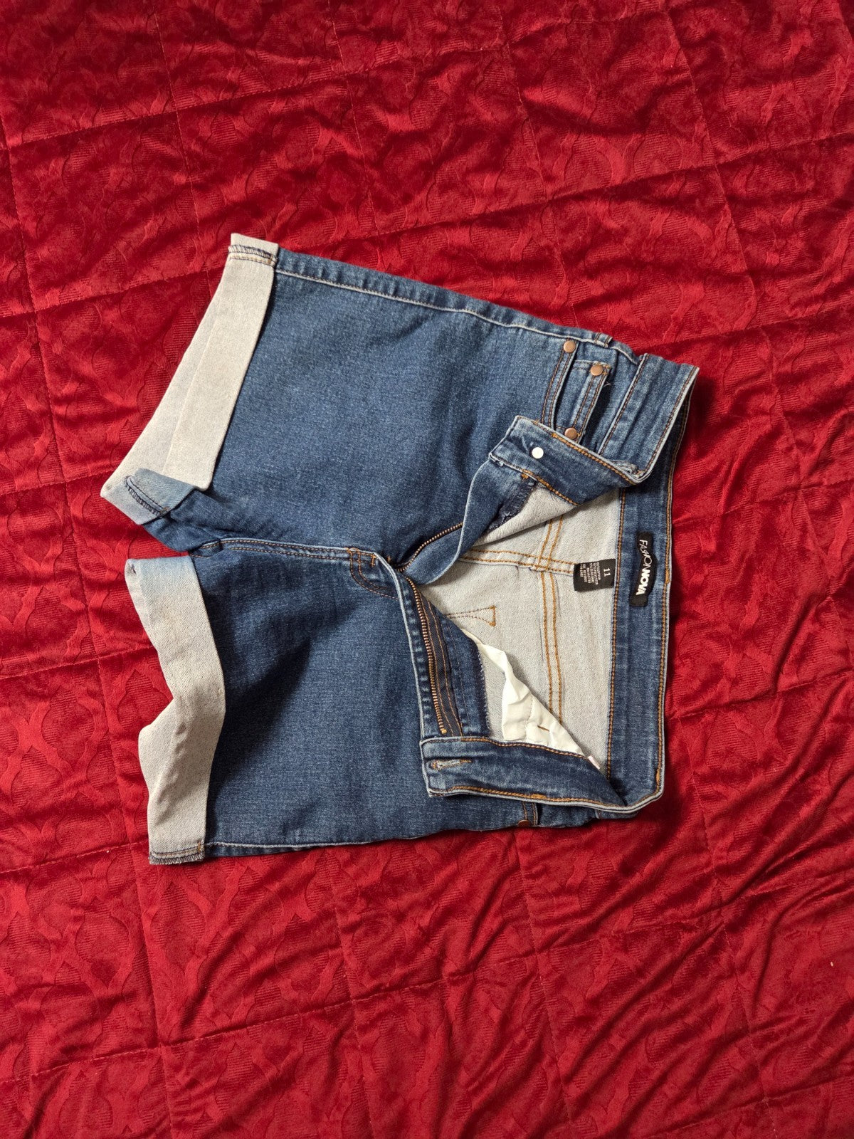 Classic High-Waisted Denim Shorts for Women