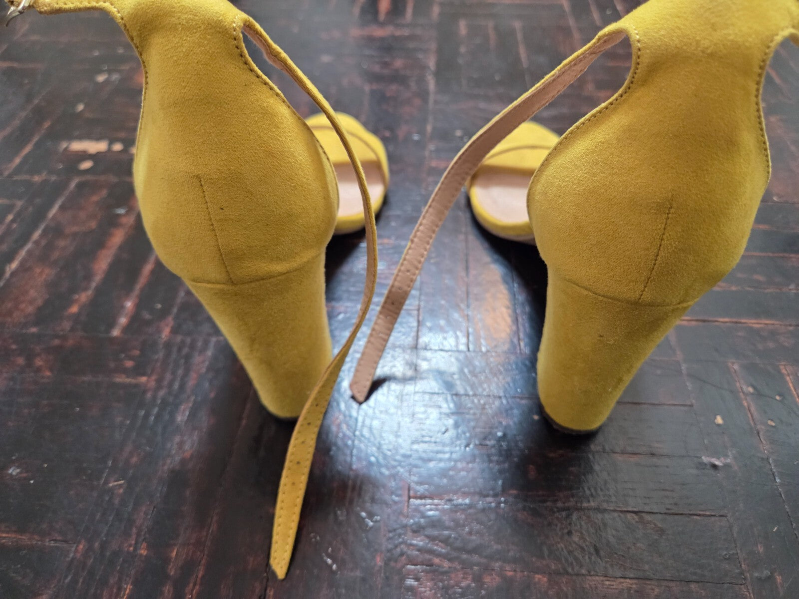 Madden Girl Block-Heel Dress Sandals for Women Yellow US Size 6.5