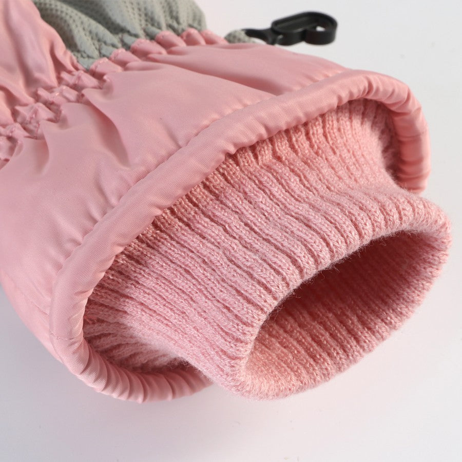 Pink Waterproof Ski Snow Snowboarding Winter Gloves Touchscreen Women ONE SIZE