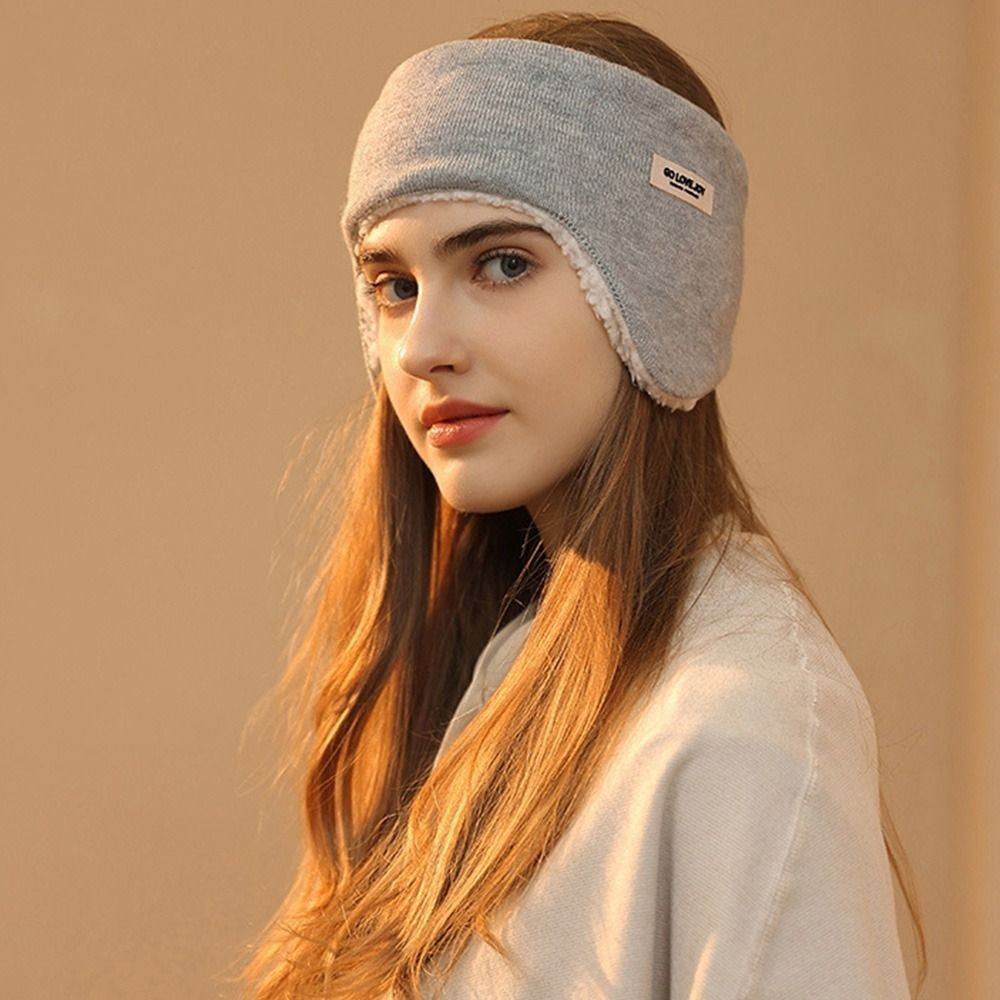 3Pcs Winter Fleece Earmuff Headband Set Thermal Knit Ear Warmer Multi-Color