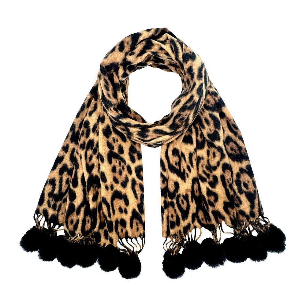 Women’s Winter Brown Oversized Soft Acrylic Scarf Wrap Shawl for Ladies Scarves
