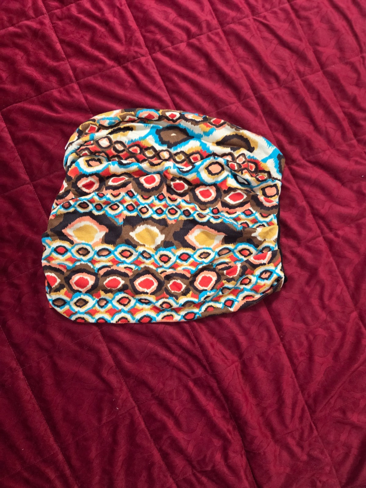 Pebble Print Color Block Knit Scarf Soft Winter Wrap for Women Fashion Accessory