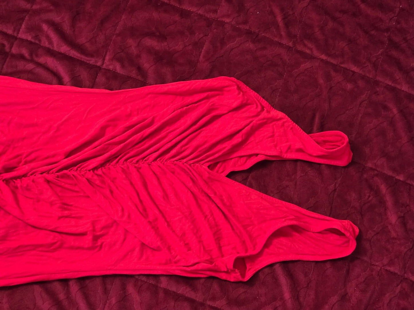 VENUS Women’s Sleeveless Red Dress Size Medium Flowy Summer Casual Midi Dress