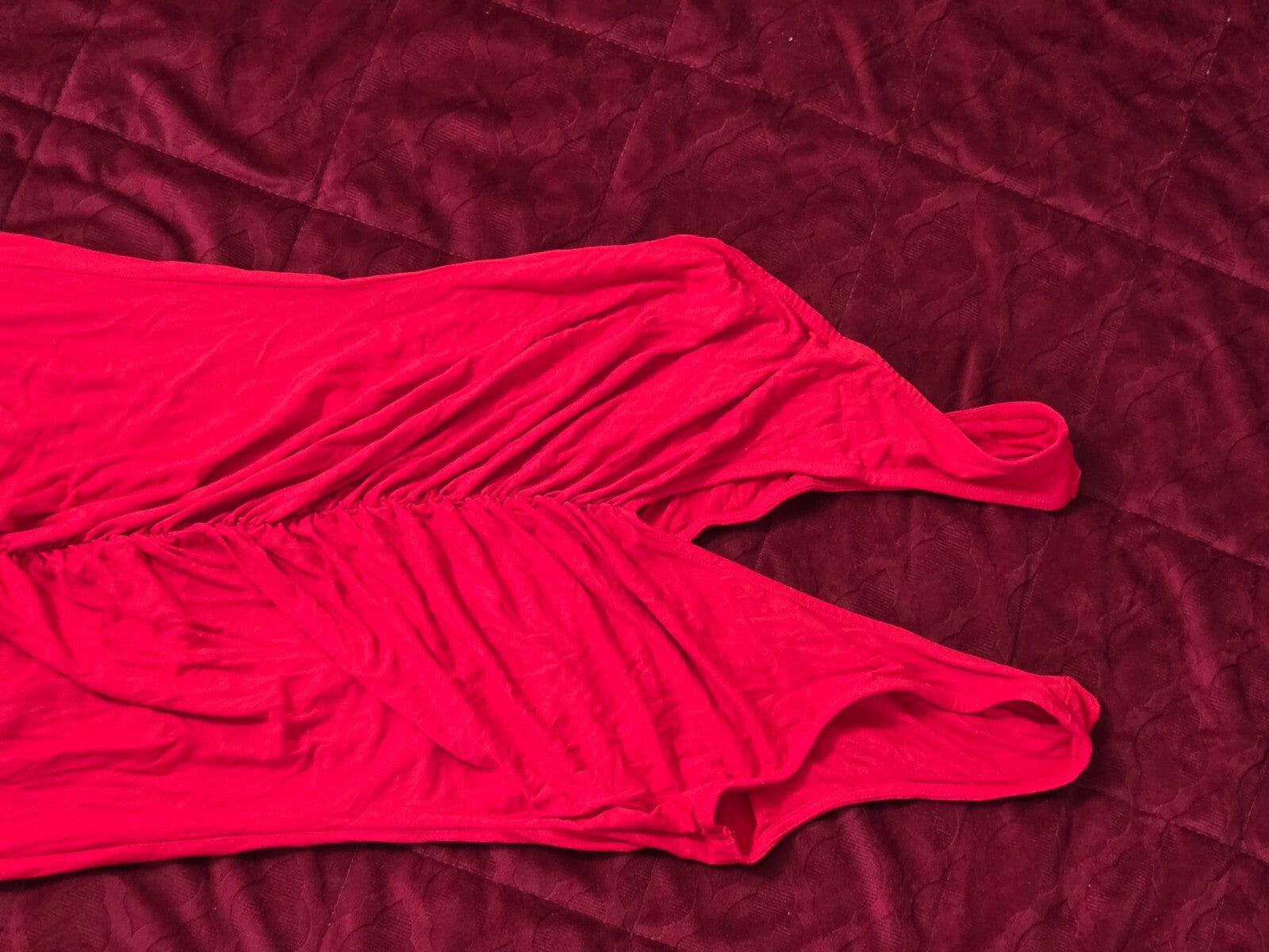 VENUS Women’s Sleeveless Red Dress Size Medium Flowy Summer Casual Midi Dress