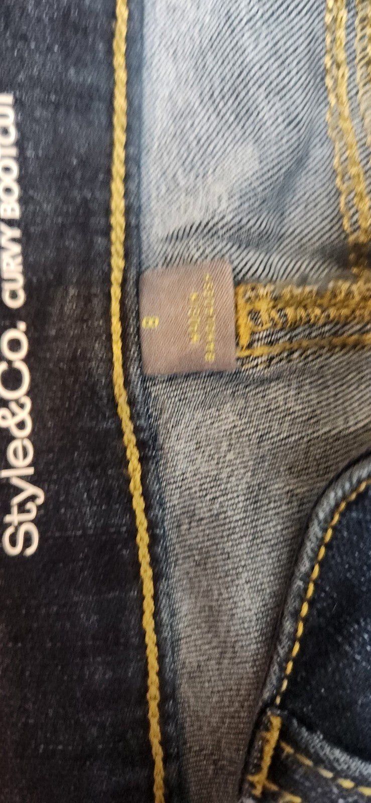 NWOT Juniors Curvy Ultra High-Rise Skinny Jeans for Women Size 9 Blue Denim