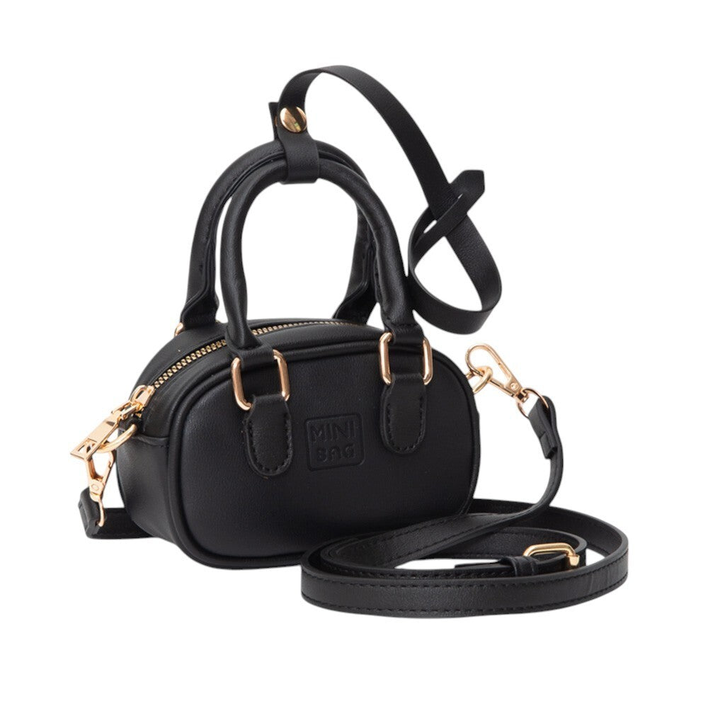 Faux Leather Mini Bag Charm Crossbody Bag Small Purse Keychain Accessory Gift