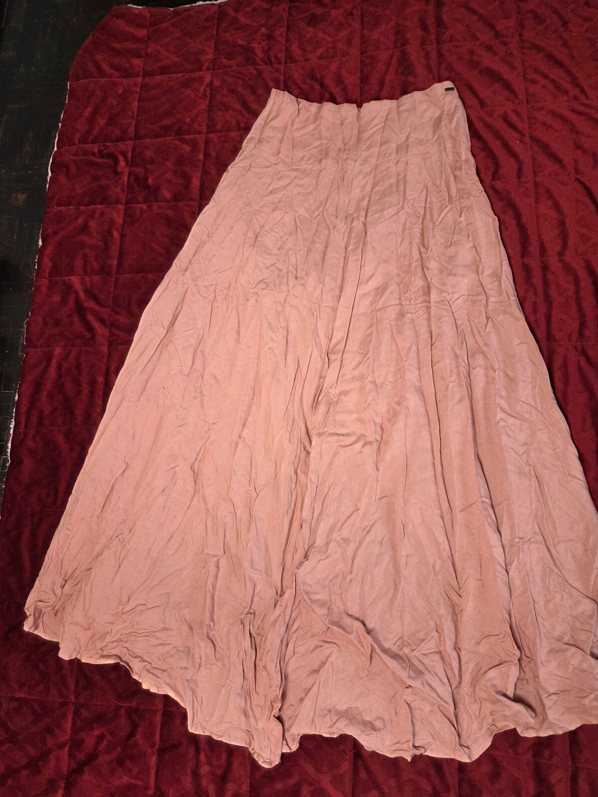 Lulus Ambrosio Mauve Pink High-Low Maxi Skirt for Women