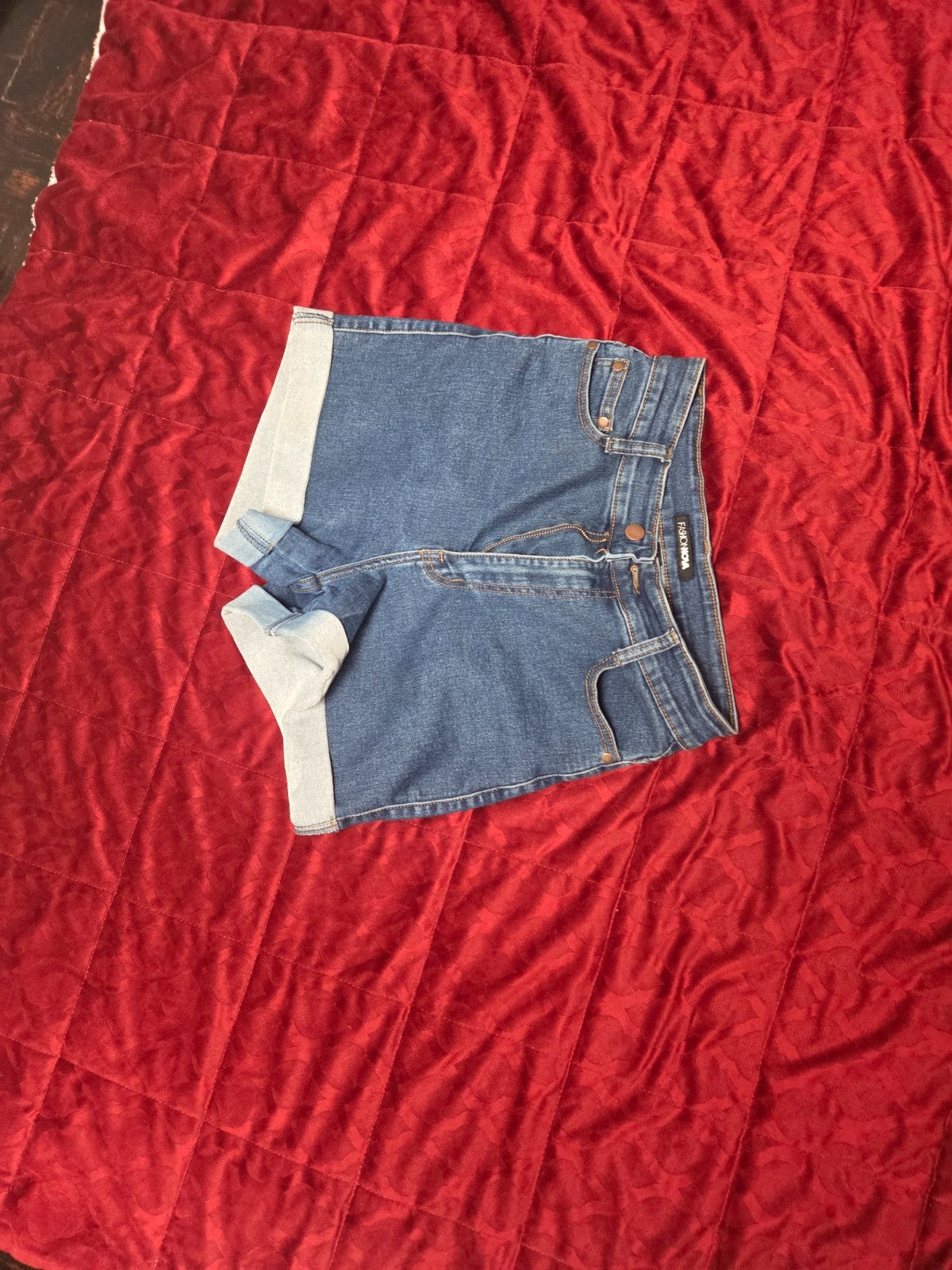 Classic High-Waisted Denim Shorts for Women