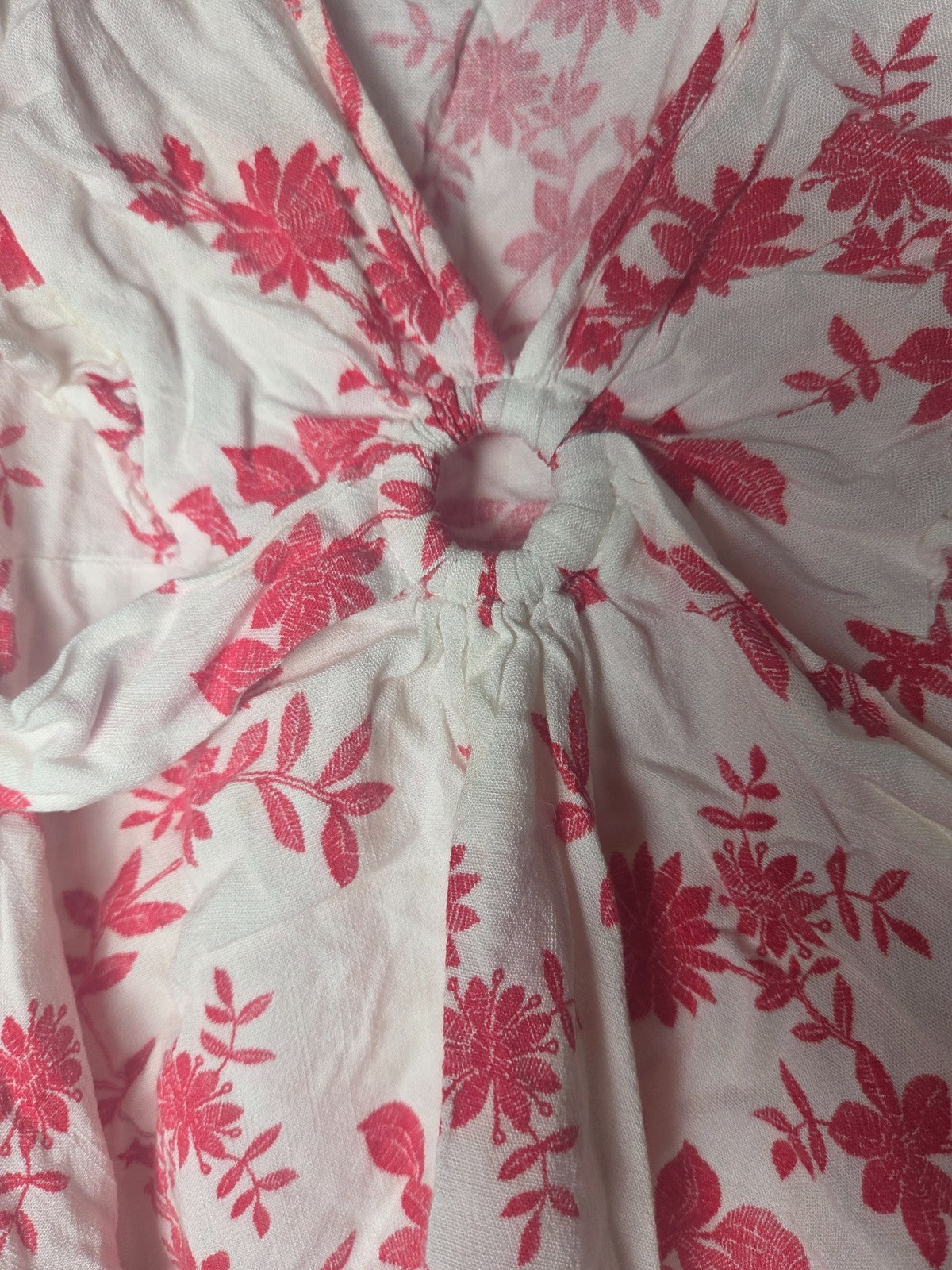 Floral Keyhole Top for Women Lightweight Printed Blouse Casual Spring and Summer