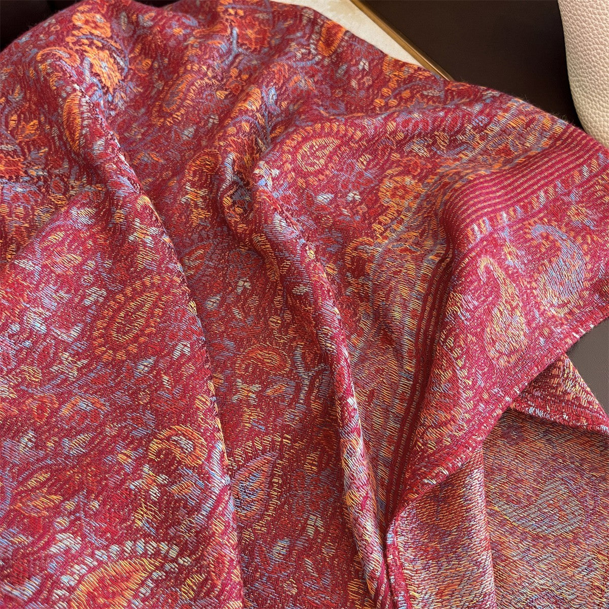 2-Pack Solid Color Polyester Scarf Wrap Shawl Women's Soft Lightweight Elegant