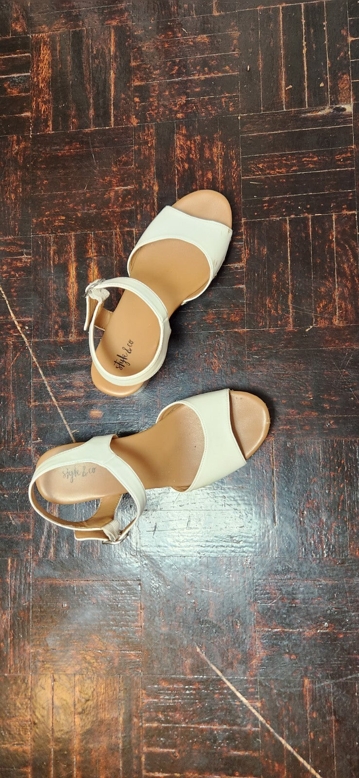 Style & Co Wedge Sandals for Women Comfortable Summer Heels Vacation Shoes 6.5
