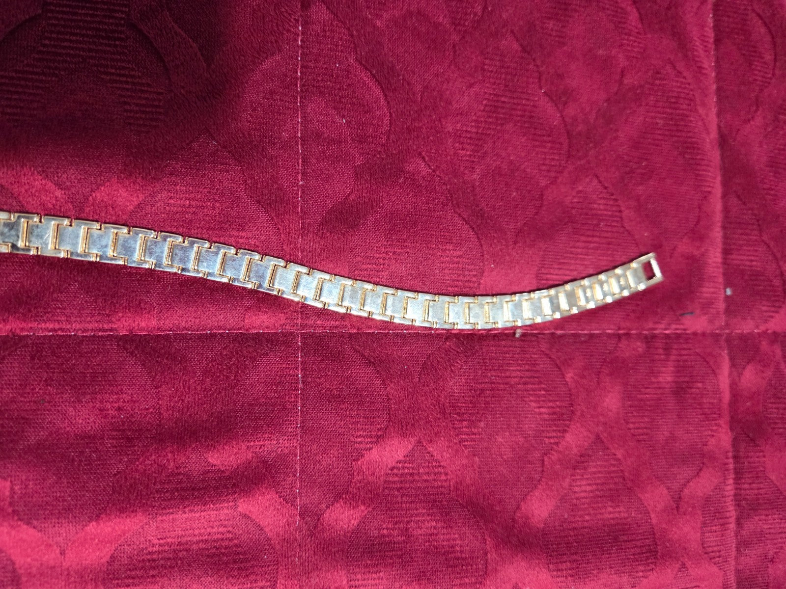 Ladies Square Gold-Tone Wrap Watch Bracelet 15" Crystal Bezel Quartz Movement