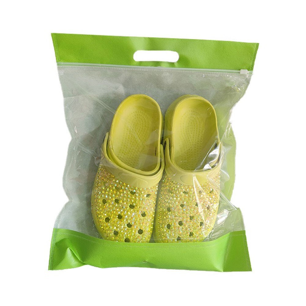 Bling Solid Rubber Sandals Women’s Slip-On Summer Beach Slides Casual Shoes 6.5