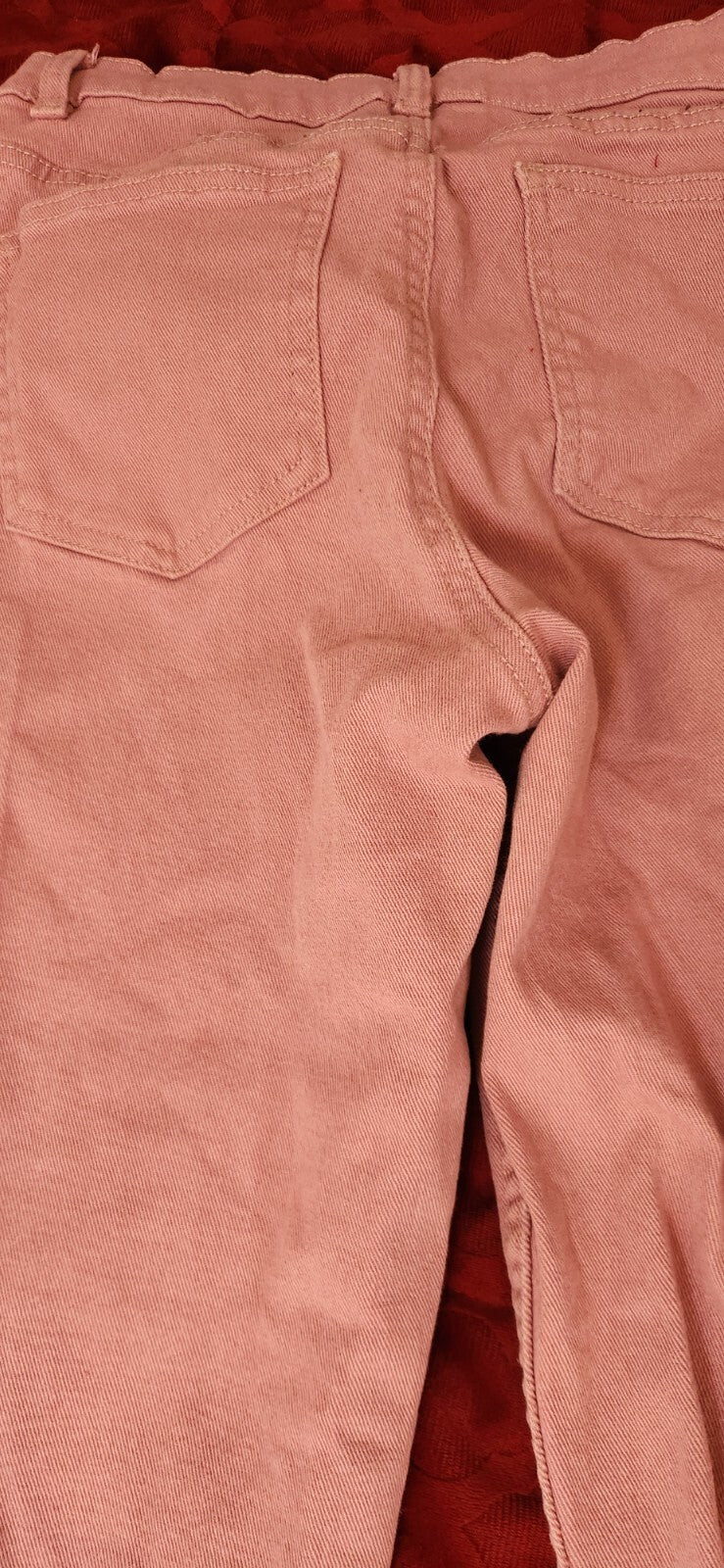 Penelope Modern Flare Jeans Size 10 Denim Pants for Women From Venus Dusty Pink