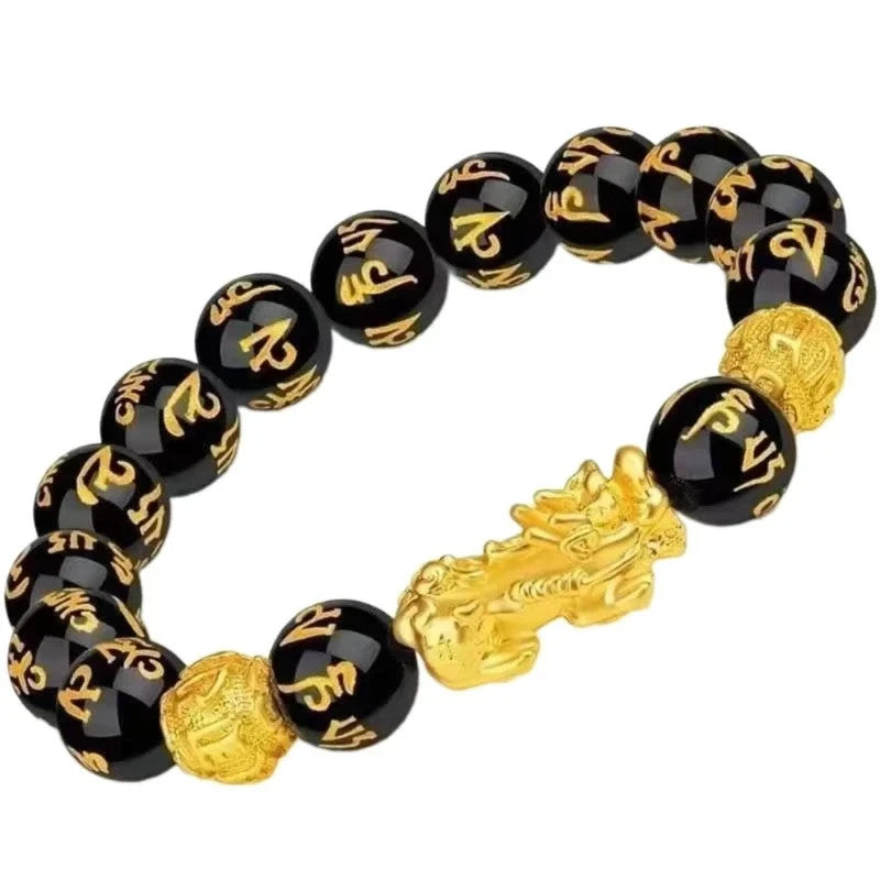 3Pcs Feng Shui Lucky Charm Chinese Bracelet Good Luck Bracelets Pixiu Jewelry