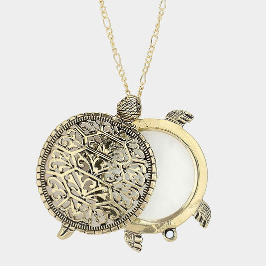 2-Layer Turtle Pendant Necklace for Women   Inspirational Jewery for Ladies