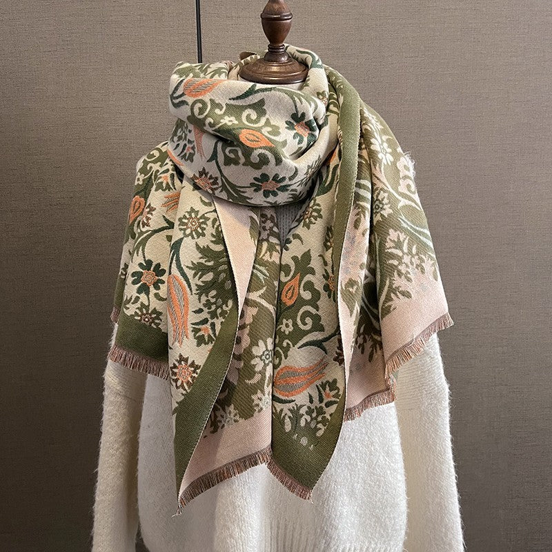 Luxuriously Soft Cashmere-Feel Scarf | Oversized  Shawl Wrap for Women