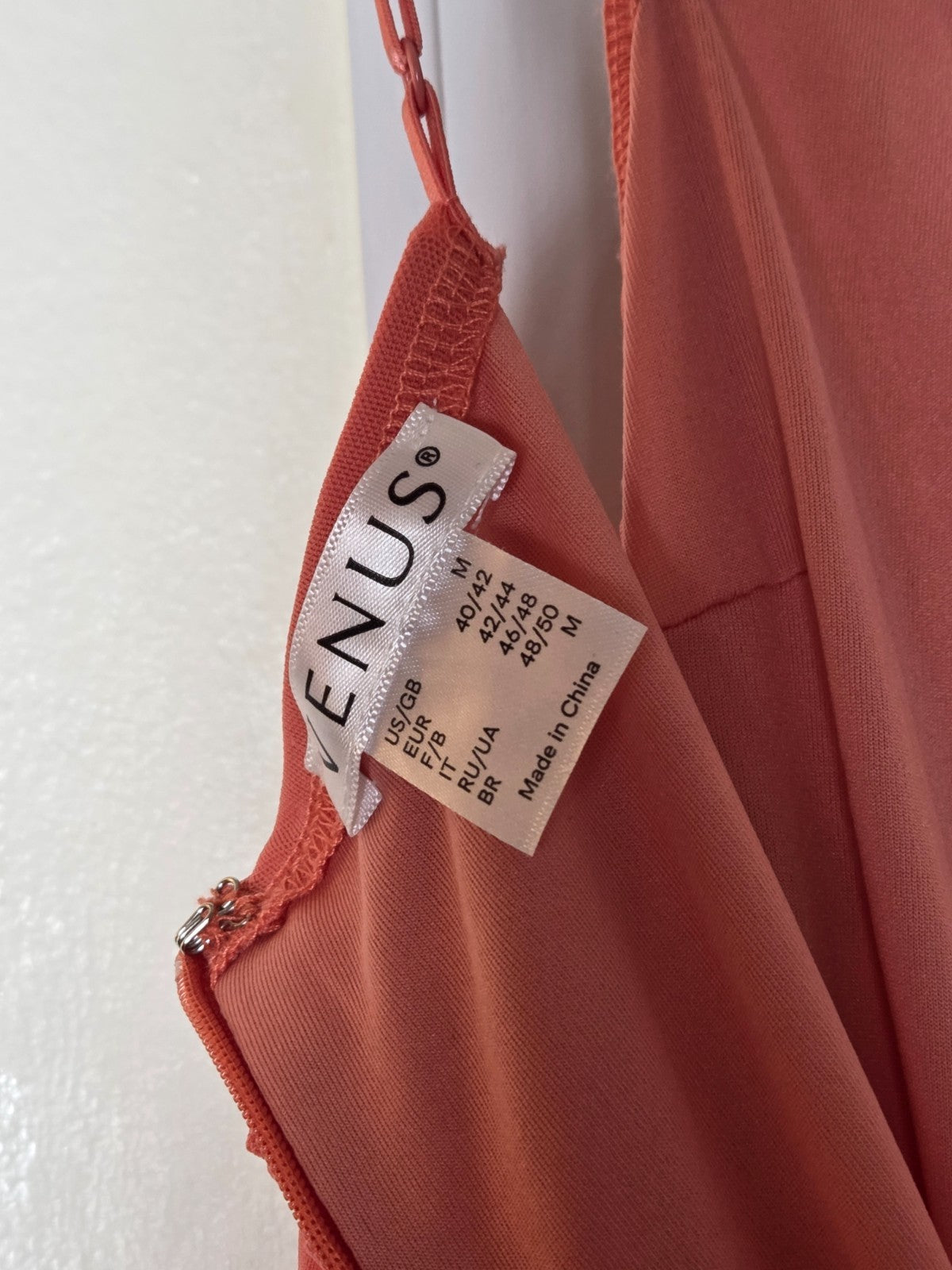 Orange Sleeveless Maxi Dress for Women Cascading Fabric Lined Gown Elegant Wear