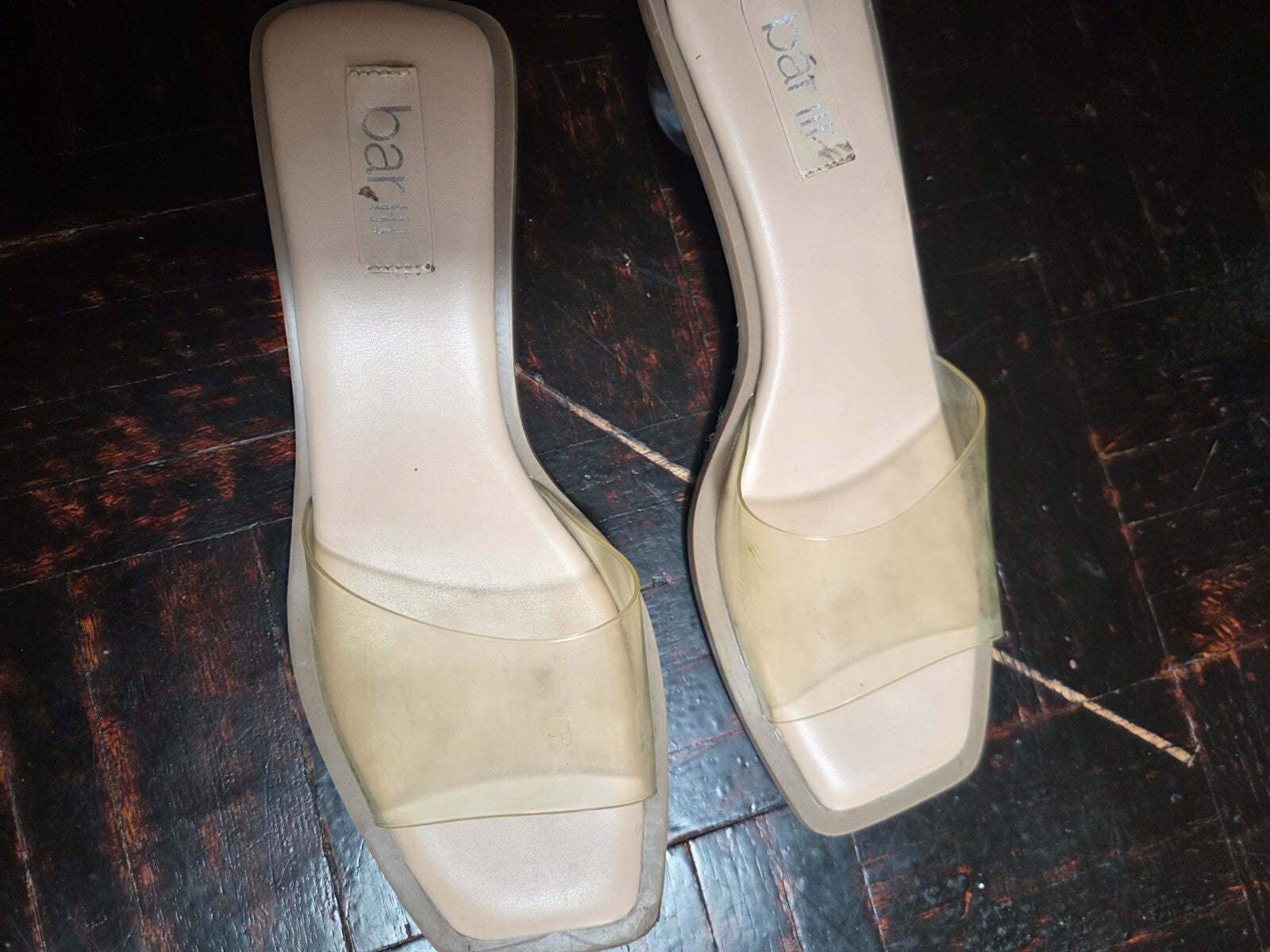 Women's Cayymen Ball Heel Sandals for Ladies Clear Strap  Shoes US  6.5