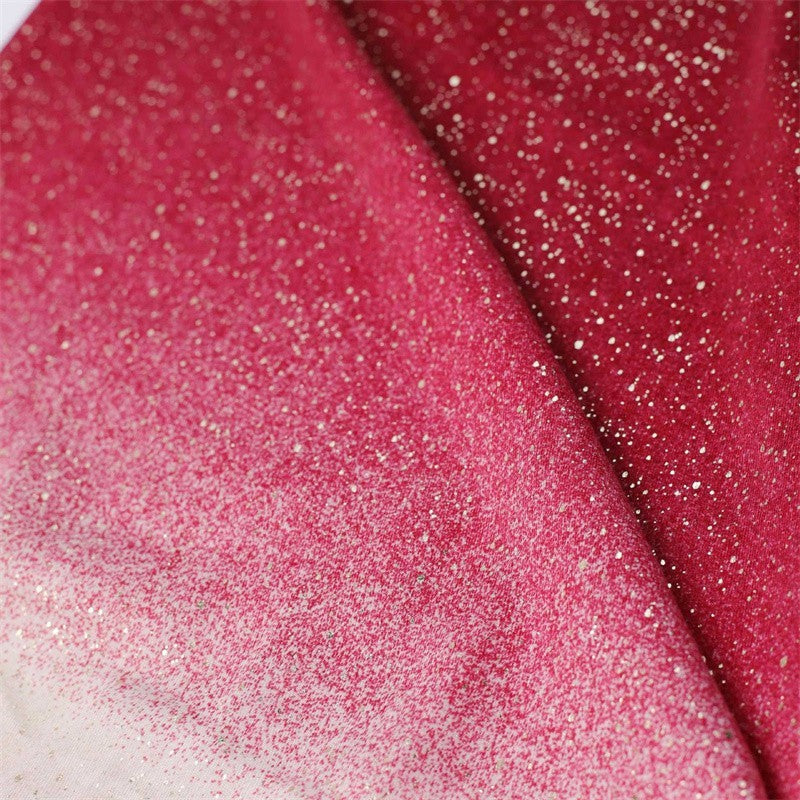 Sparkle Ombre Shawl Scarf Pink Red Gradient Shimmer Glitter Wrap Hijab Large