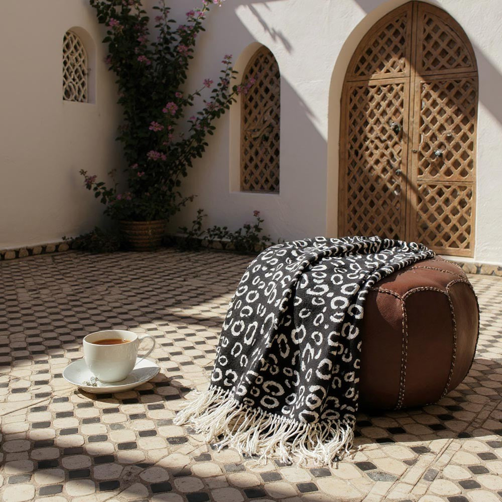 Leopard Print Pashmina Scarf Shawl Wrap Women Soft Winter Fall Blanket Stole