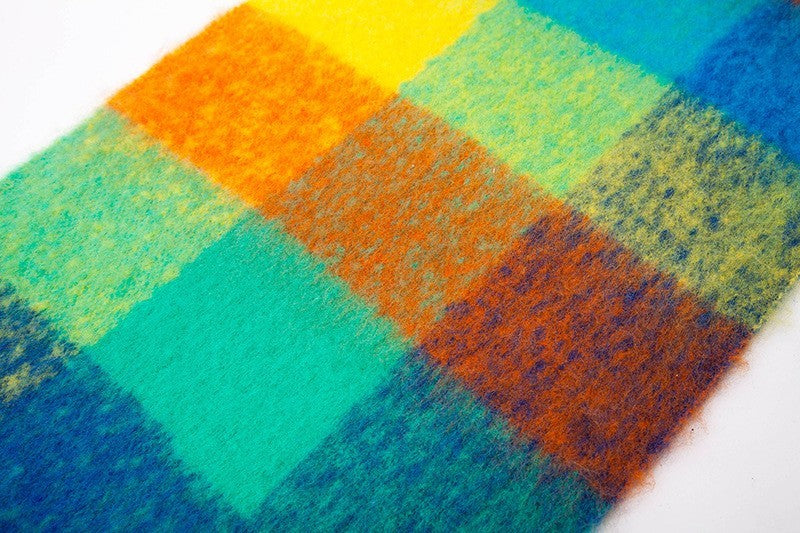 Colorful Plaid Blanket Scarf Soft Cashmere Feel Winter Wrap for Women