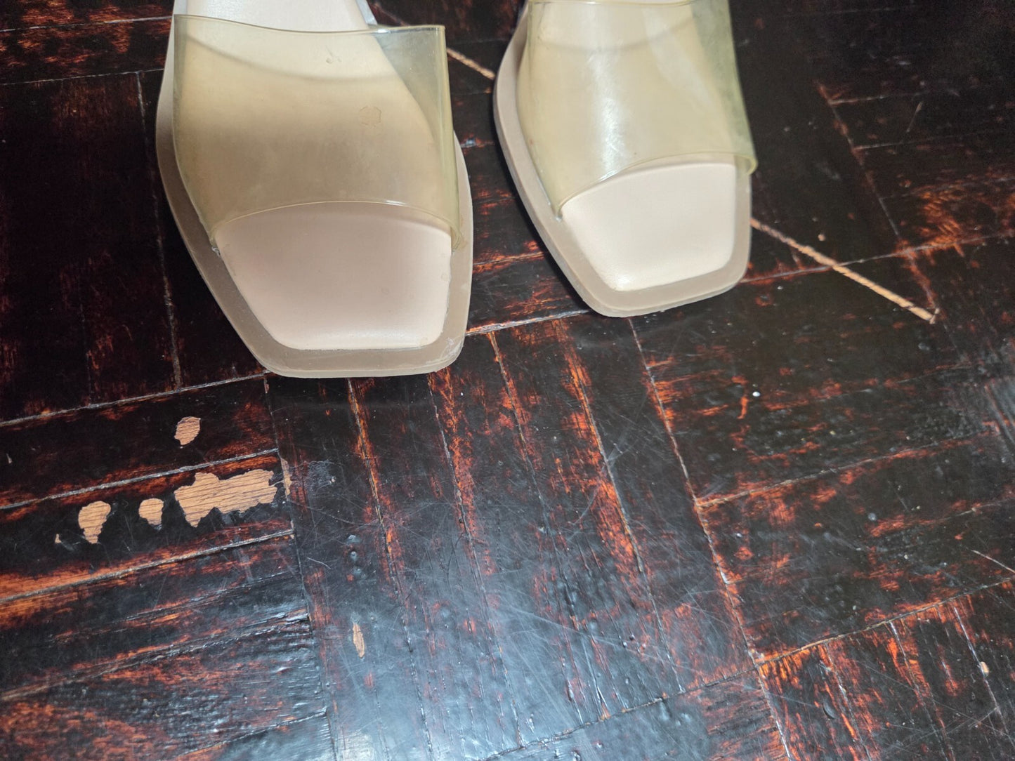 Women's Cayymen Ball Heel Sandals for Ladies Clear Strap  Shoes US  6.5