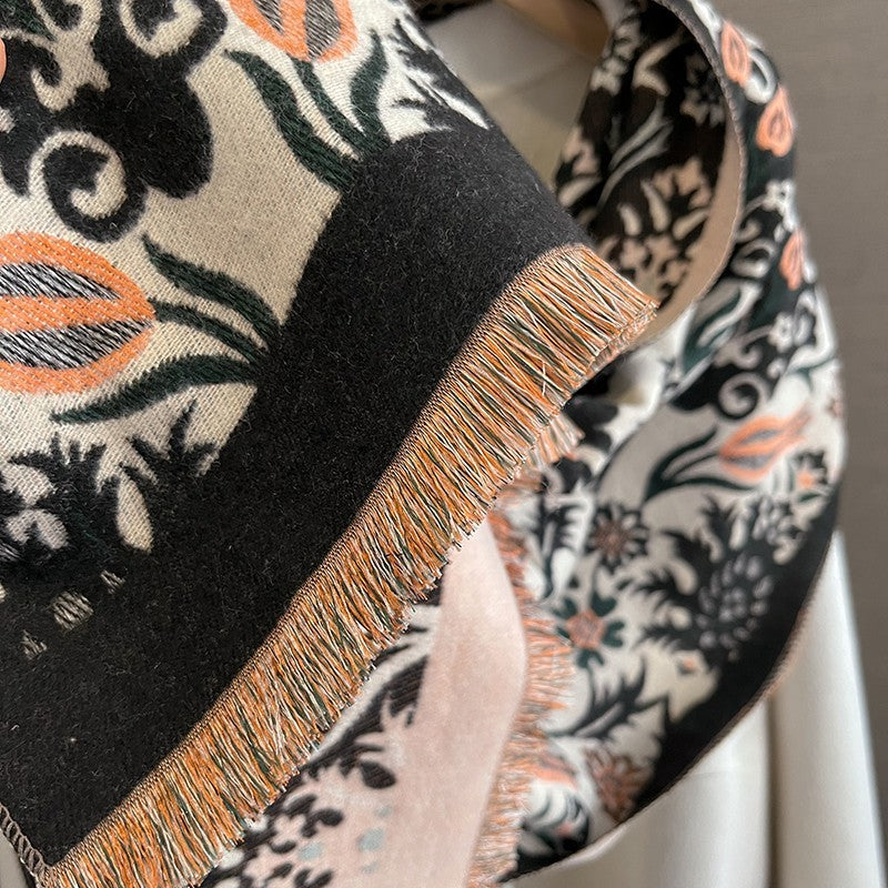 Luxuriously Soft Cashmere-Feel Scarf | Oversized  Shawl Wrap for Women