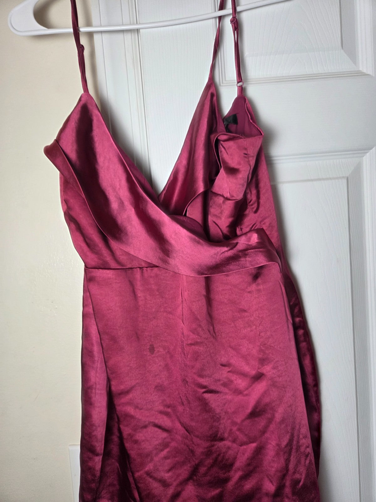 Stay Celebrating Magenta Satin Bodycon Mini Dress Women’s Party Cocktail Dresses