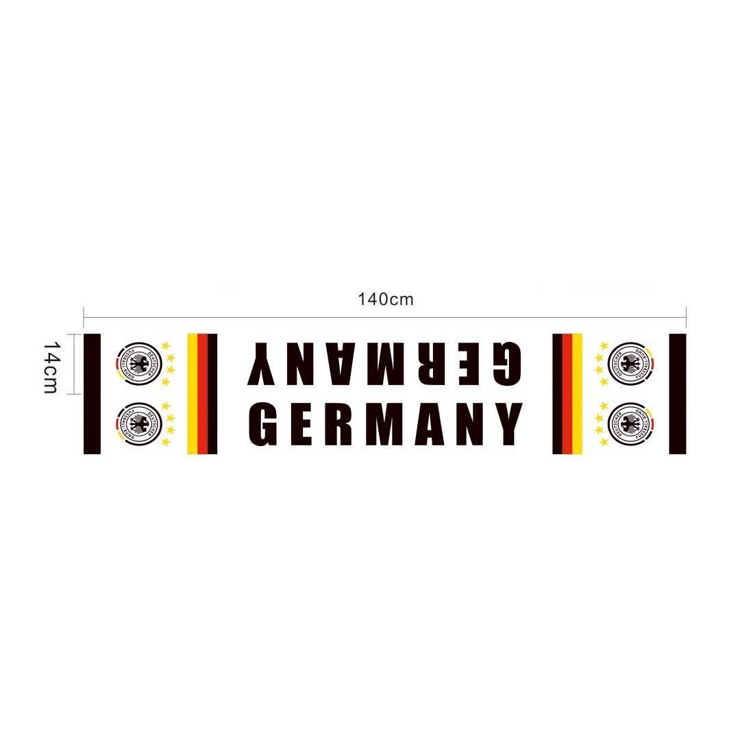 Germany Soccer Scarf Fan Support National Team Tassel World Cup Sports Accessory
