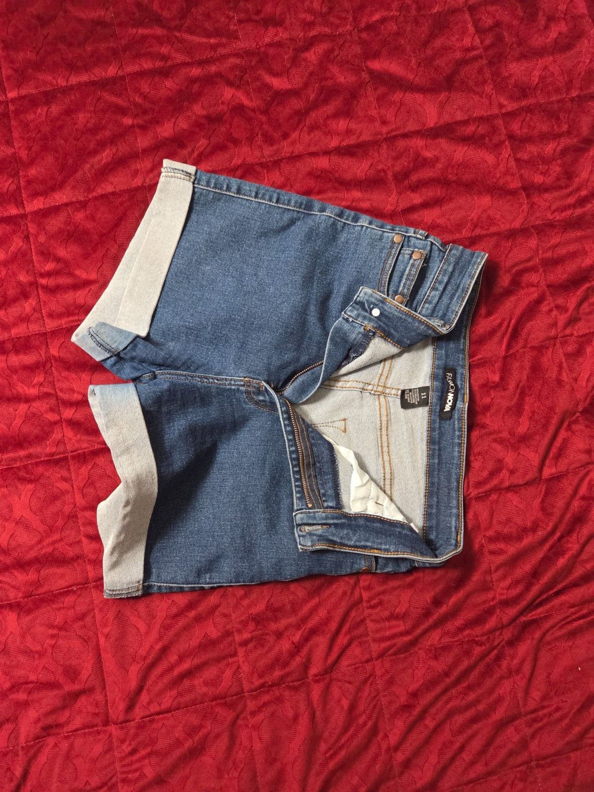 Classic High-Waisted Denim Shorts for Women