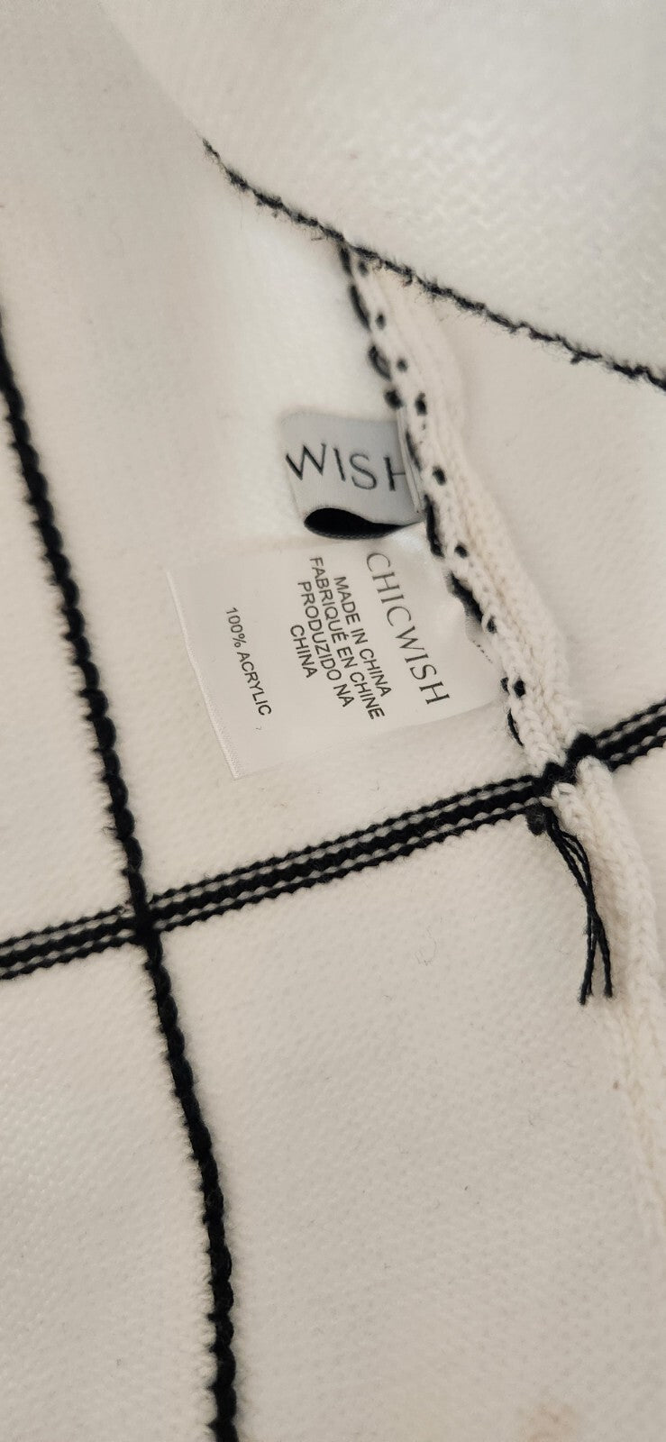 Grid Turtleneck Sweater Dress for Women Winter Knit Dresses for Ladies M-L SIze