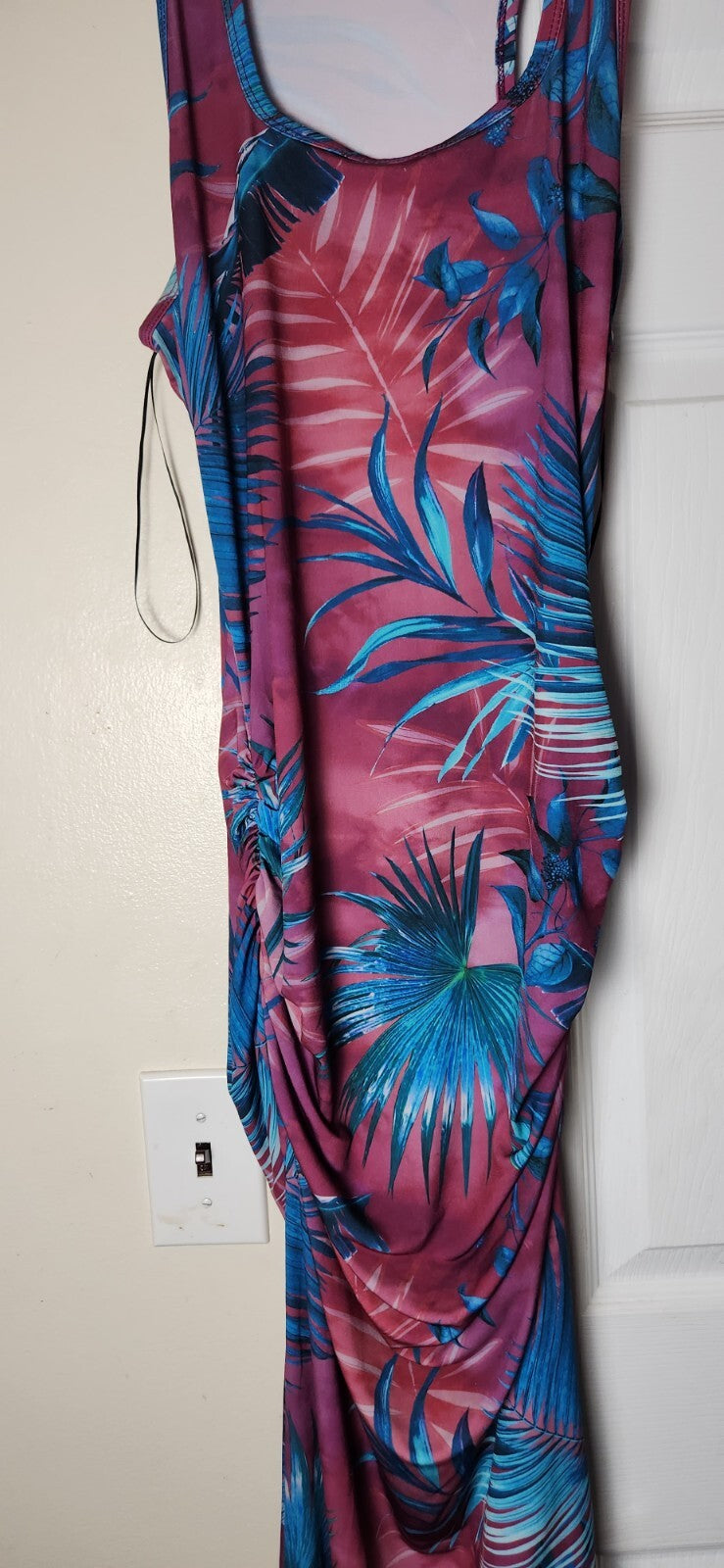 Venus Tropical Maxi Dress Women’s Sleeveless Summer Vacation Long Dresses Medium