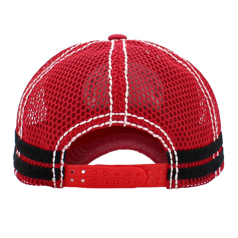 Take The Bull By The Horns Vintage Trucker Hat Red Mesh Back Baseball Cap