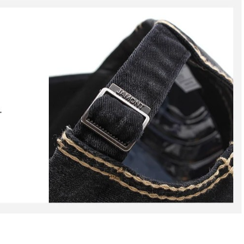 Distressed Denim Baseball Cap Punk Rock Vintage Faded Men Women Retro Hat