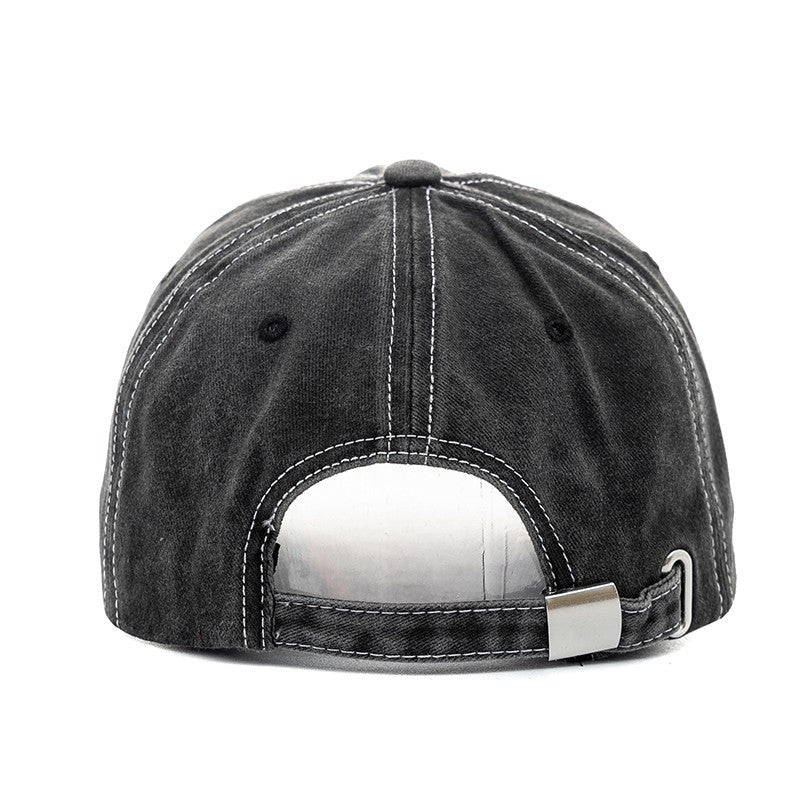 America EST. 1776 Black Baseball Cap for Men – Adjustable Patriotic Hat USA