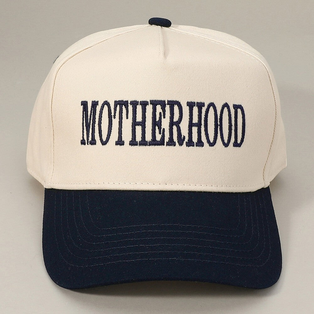 Motherhood Embroidered Baseball Cap Adjustable Mom Life Hat Gift for Women