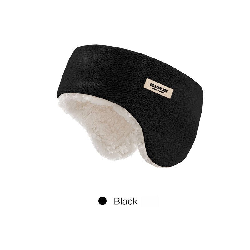 3Pcs Winter Fleece Earmuff Headband Set Thermal Knit Ear Warmer Multi-Color