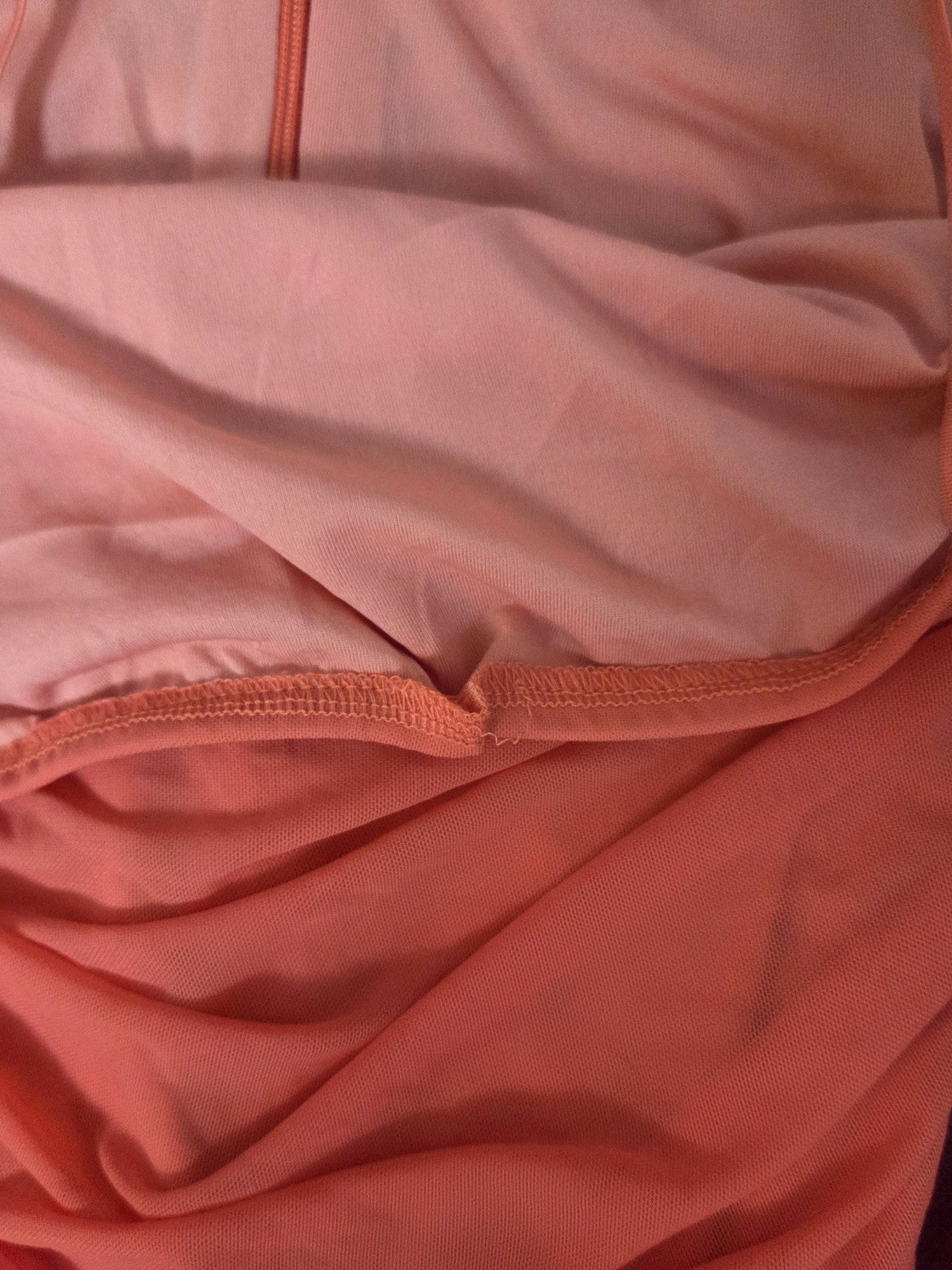 Orange Sleeveless Maxi Dress for Women Cascading Fabric Lined Gown Elegant Wear