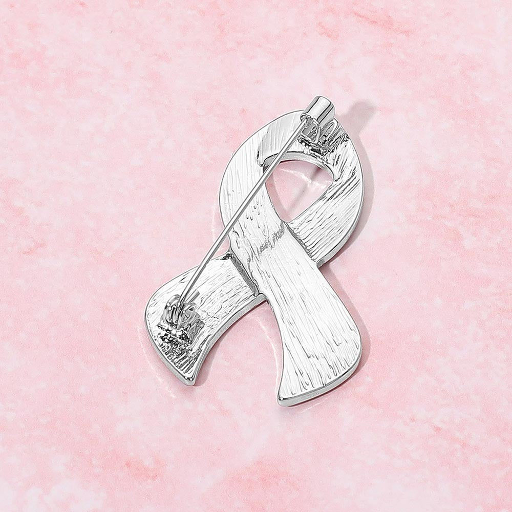 Pink Ribbon Still I Rise Enamel Pin Brooch Breast Cancer Awareness Survivor Gift