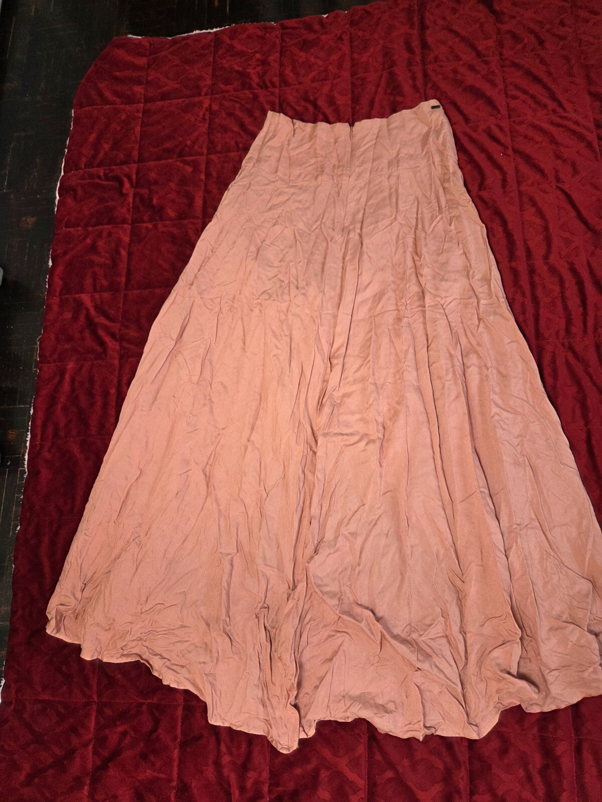 Lulus Ambrosio Mauve Pink High-Low Maxi Skirt for Women